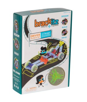 Brackitz Driver 43 Piece Building Toy Set