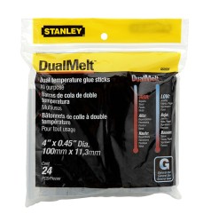 Dual Temperature Glue Sticks, 7/16 in x 4 in, Pack of 24