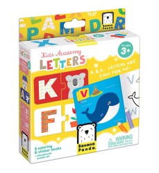 Kid Academy Letters, Coloring Book & Puzzles
