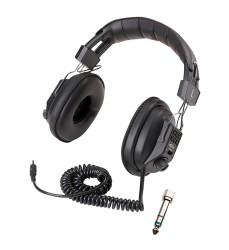 Switchable Stereo/Mono Headphone, with 3.5mm plug and 1/4" adapter