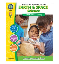 Hands-On STEAM - Earth & Space Science Resource Book, Grade 1-5