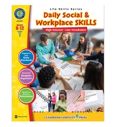 Daily Social & Workplace Skills Book, Grade 6-12
