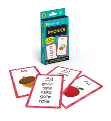 Phonics Flash Cards, 54 Cards