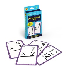Multiplication 0 to 12 Flash Cards, 54 Cards