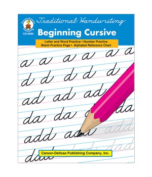 Traditional Handwriting: Beginning Cursive Resource Book, Grade 2-5, Paperback