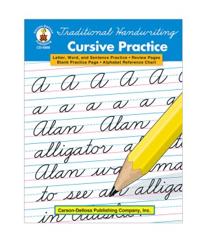 Traditional Handwriting: Cursive Practice Resource Book