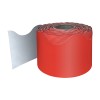RED ROLLED SCALLOPED BORDERS RED ROLLED SCALLOPED BORDERS