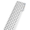BLACK & WHITE GRID ROLLED BORDER BLACK & WHITE GRID ROLLED BORDER