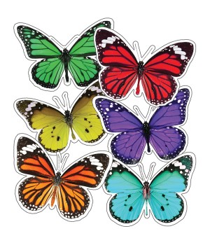 Woodland Whimsy Butterflies Cut-Outs, Pack of 36