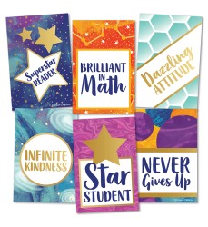 Galaxy Reward Tags Recognition Awards, 3" x 2", Pack of 36