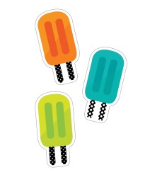 Simply Stylish Tropical Pops Cut-Outs, Pack of 36