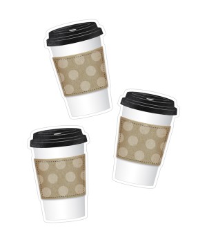 Industrial Cafe To-Go Cup Cut-Outs, Pack of 36