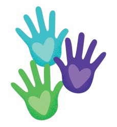 One World Hands with Hearts Cut-Outs, Pack of 36