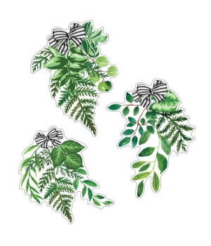 Simply Boho Greenery Cut-Outs, Pack of 12