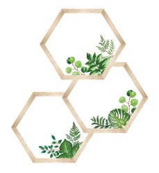 Simply Boho Hexagons Cut-Outs, Pack of 36