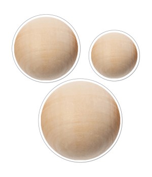 Simply Safari Wooden Beads Cut-Outs, Pack of 36