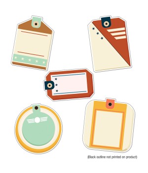 Let's Explore Travel Tags Cut-Outs, Pack of 36