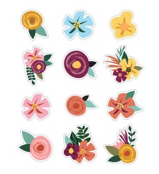 Grow Together Flowers Cut-Outs, Pack of 36