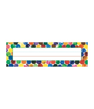 Eric Carle Dots Desk Nameplates, Pack of 36