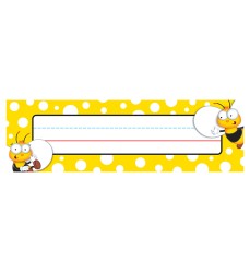 Buzz-Worthy Bees Nameplates, Grades PK-5, Pack of 36