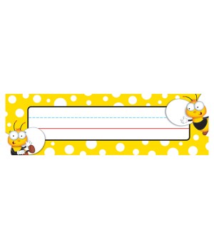 Buzz-Worthy Bees Nameplates, Grades PK-5, Pack of 36