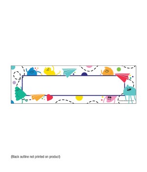 Happy Place Nameplates, Pack of 36