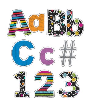 Colorful Chalkboard Combo Pack EZ Letters, 219 Pieces