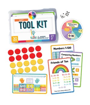 Be Clever Wherever Math Tool Kit Manipulative, Grade K-1