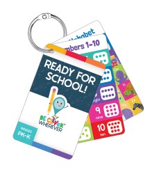 Be Clever Wherever Things on Rings Ready for School! Manipulative, Grade PK-K