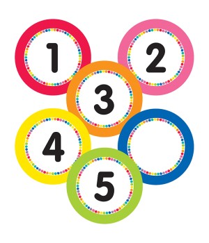 Just Teach Numbers Magnetic Cut-Outs, Pack of 36