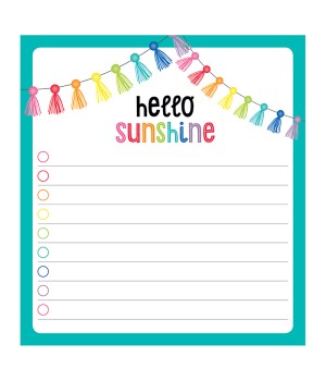 Hello Sunshine Notepad, 5.75" x 6.25", 50 Sheets