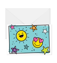 Kind Vibes Note Cards with Envelopes, Pack of 10