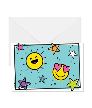 Kind Vibes Note Cards with Envelopes, Pack of 10