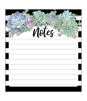 Succulents Notepad, 5.75" x 6.25", 50 Sheets