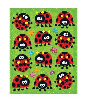 Ladybugs Shape Stickers, Pack of 72