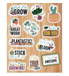 Grow Together Motivators Shape Stickers, Pack of 72