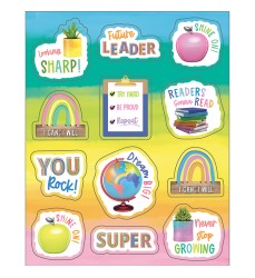 Creatively Inspired Motivators Shape Stickers, Pack of 72