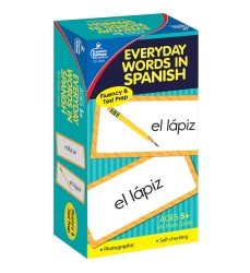 Everyday Words in Spanish: Photographic Flash Cards, Grade PK-8