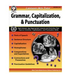 Language Arts Tutor: Grammar, Capitalization, and Punctuation Resource Book, Grade 4-8, Paperback