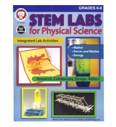 STEM Labs for Physical Science Resource Book, Grade 6-8, Paperback