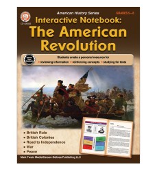 Interactive Notebook: The American Revolution Resource Book, Grade 5-8