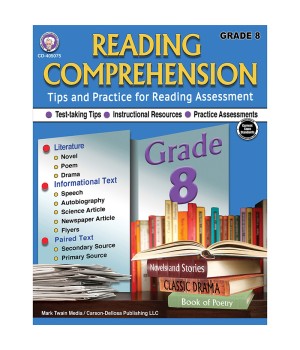 Reading Comprehension Workbook, Grade 8