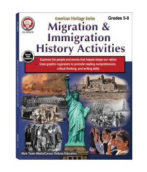 Migration & Immigration History Activities Workbook, Grades 5-8