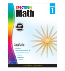 Math Workbook, Grade 1, Paperback