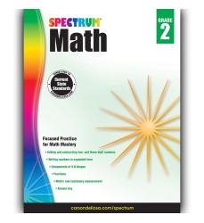 Math Workbook, Grade 2, Paperback