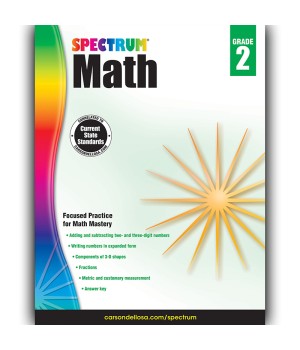 Math Workbook, Grade 2, Paperback