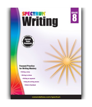 Writing Workbook, Grade 8, Paperback