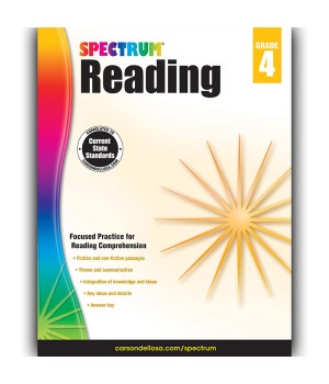 Reading Workbook, Grade 4, Paperback