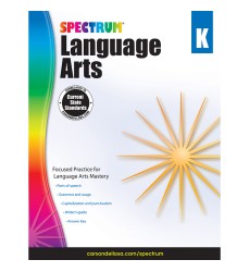 Language Arts Workbook, Grade K, Paperback