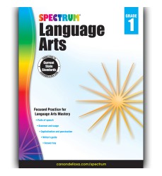 Language Arts Workbook, Grade 1, Paperback